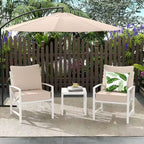 Outdoor Patio Furniture Sectional Set with Coffee Table