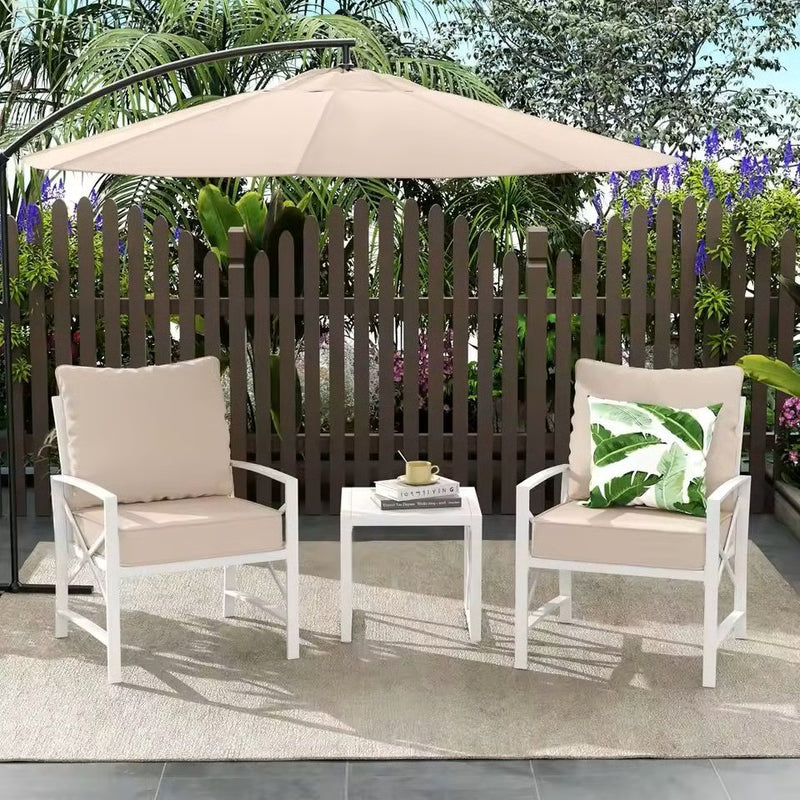 Outdoor Patio Furniture Sectional Set with Coffee Table