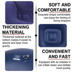 PVC Lounger Seat, Large Lazy Inflatable Sofa Chairs, Bean Bag Sofas, Pouf Puff Couch for Tatami & Living Room