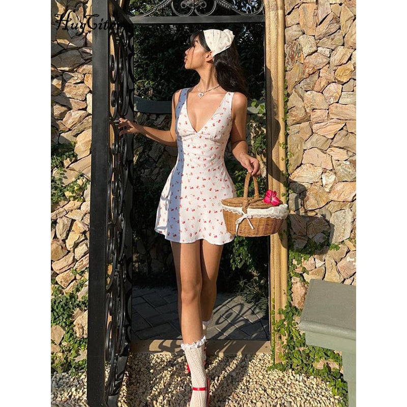 Summer Bodycon Mini Dress for Women Elegant Clothes Birthday Party Vacation