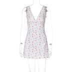 Summer Bodycon Mini Dress for Women Elegant Clothes Birthday Party Vacation