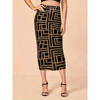 Plus Size Skirt, Women's Fashion, Spring Summer New, Wind Slit Design, Half Body Skirt, Temperament Style