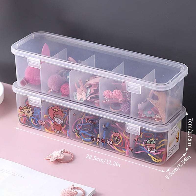 Premium Plastic Hair Accessories & Jewelry Organizer Box